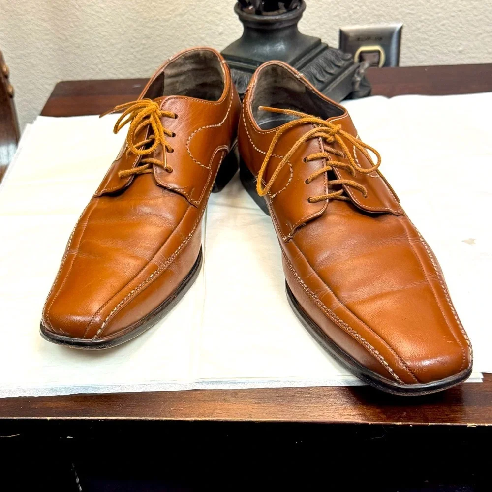 J.B. Ebrard Men’s Leather Dress Shoes Size 9.5 US Timeless Mexican Craftsmanship